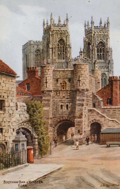 Bootham Bar und Münster, York von Alfred Robert Quinton